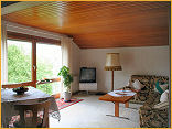 Das Appartement Wohn- und E�zimmer