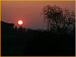 Sonnenuntergang am Habelberg